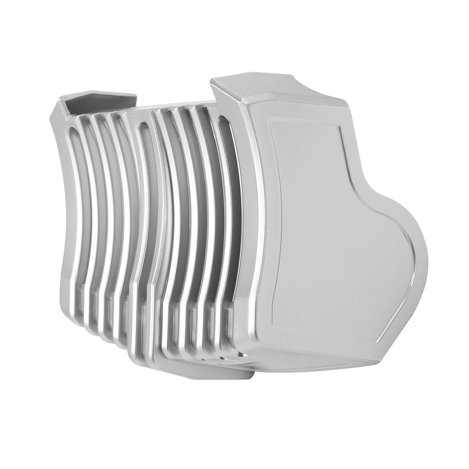 Oil Cooler Cover for Harley Road King, Electra, Street Glide (2017–2024) Silver