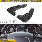 Black Aluminum Paddle Shifters for Dodge Charger Challenger Durango (2015–2024)