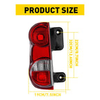 Tail Lights for Nissan NV200 (2013–2021) Pair with Bulbs