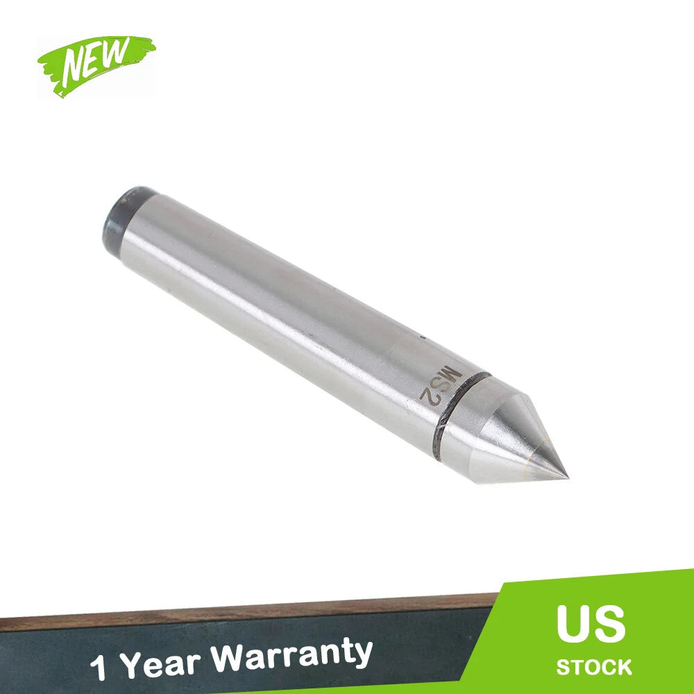 Carbide Tipped Lathe Dead Point Center Morse Taper #2 MT2 60 Degree