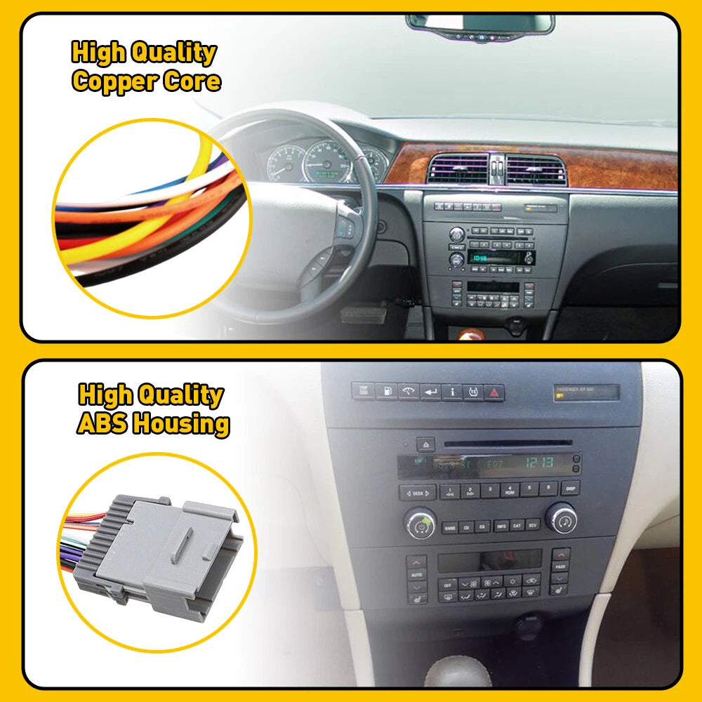 Car Radio Stereo Dash Kit for Hummer Cadillac Chevy
