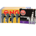 Set of 4 NGK COP Ignition Coils & 4 Ruthenium HX Spark Plugs for Hyundai Kia