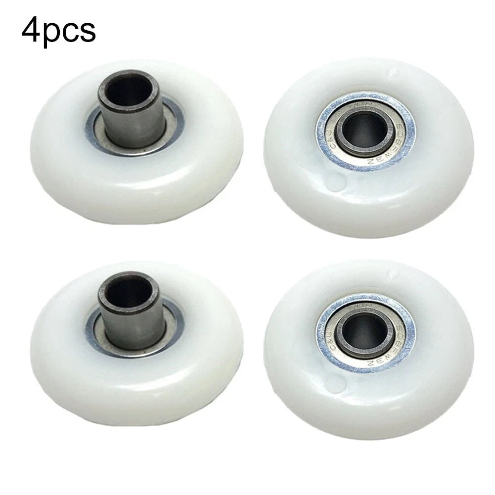 Set of 4 Rowing Machine Wheels for Fitness Equipment