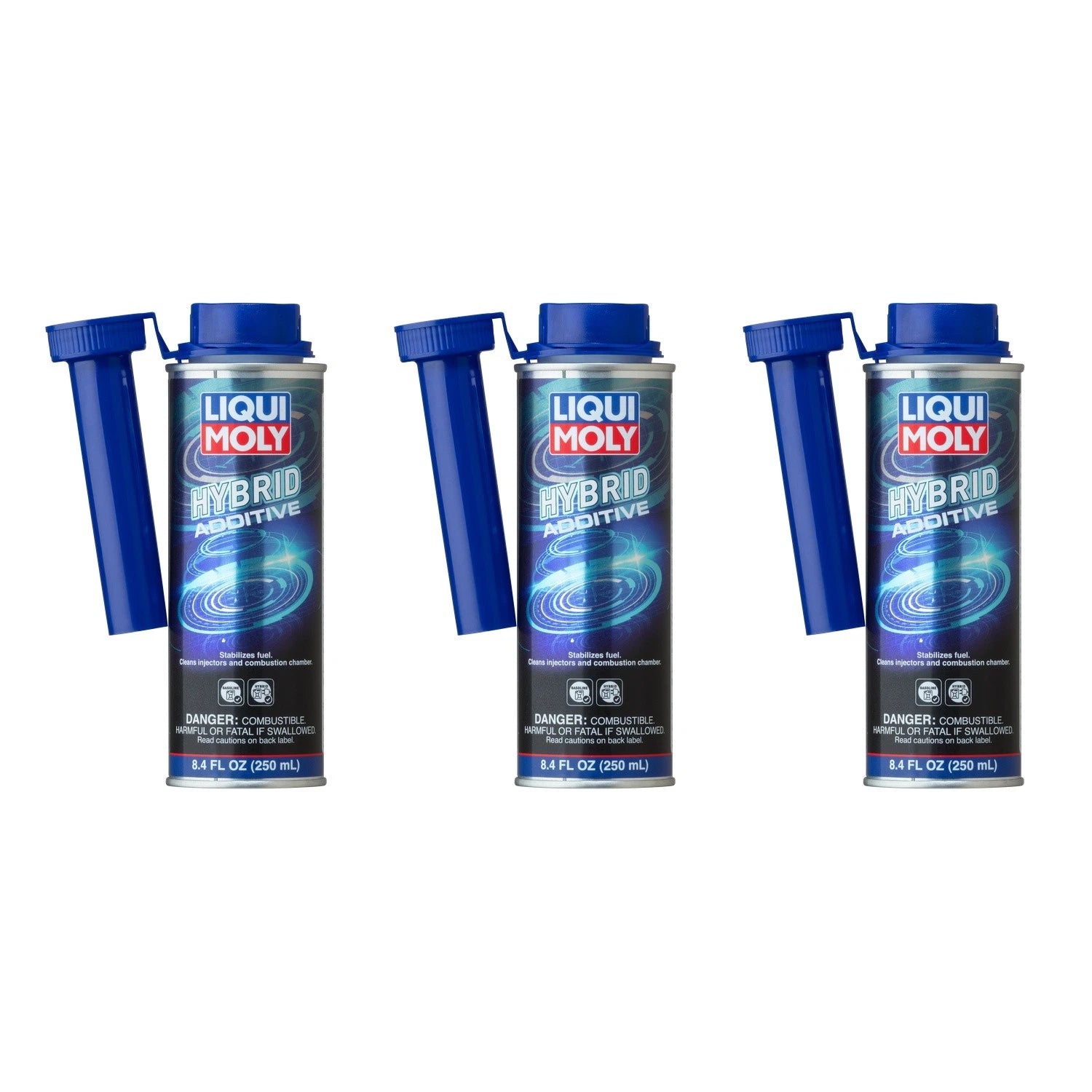 3X 250ml Liqui Moly Hybrid Fuel Additive for All Vehicles