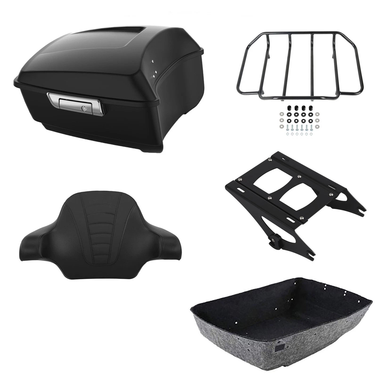 Trunk Luggage Backrest Mounting Rack for Harley CVO Road Glide (2014–2026)