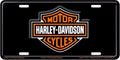 License Plate Tag Sign for Harley Davidson Motorcycle (Indian Live Ride)