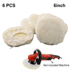 Set of 6 Polishing Buffing Pads for Polisher Wheel 6 Inch