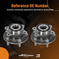 2X Front Rear Wheel Hub Bearing for Ford Fusion (2013–2020) Lincoln MKZ (2013–2016)