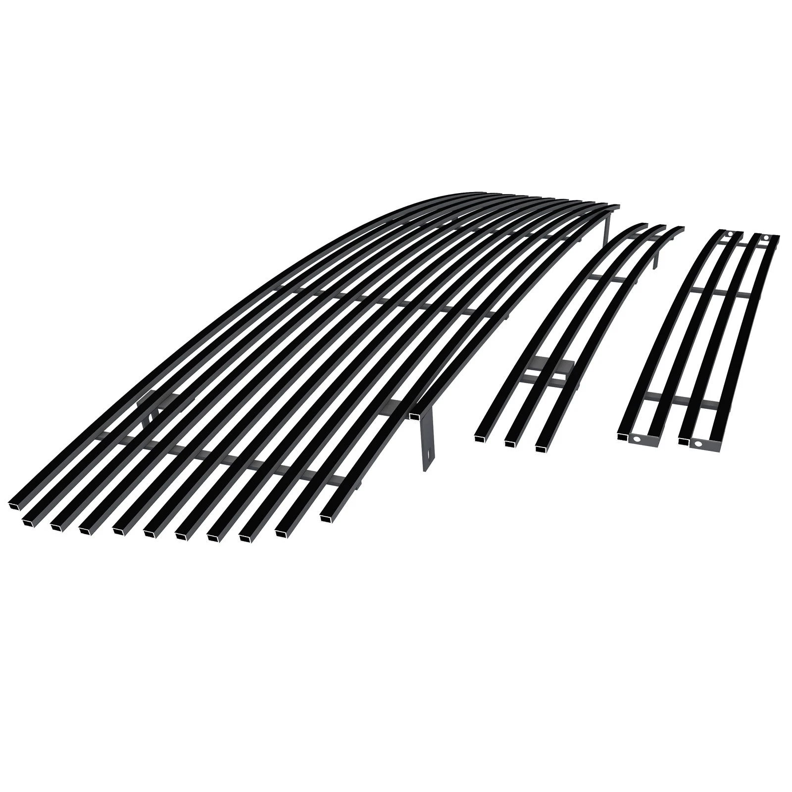Stainless Black Billet Grille Combo for GMC Sierra 1500/2500HD/3500 (2003–2006)