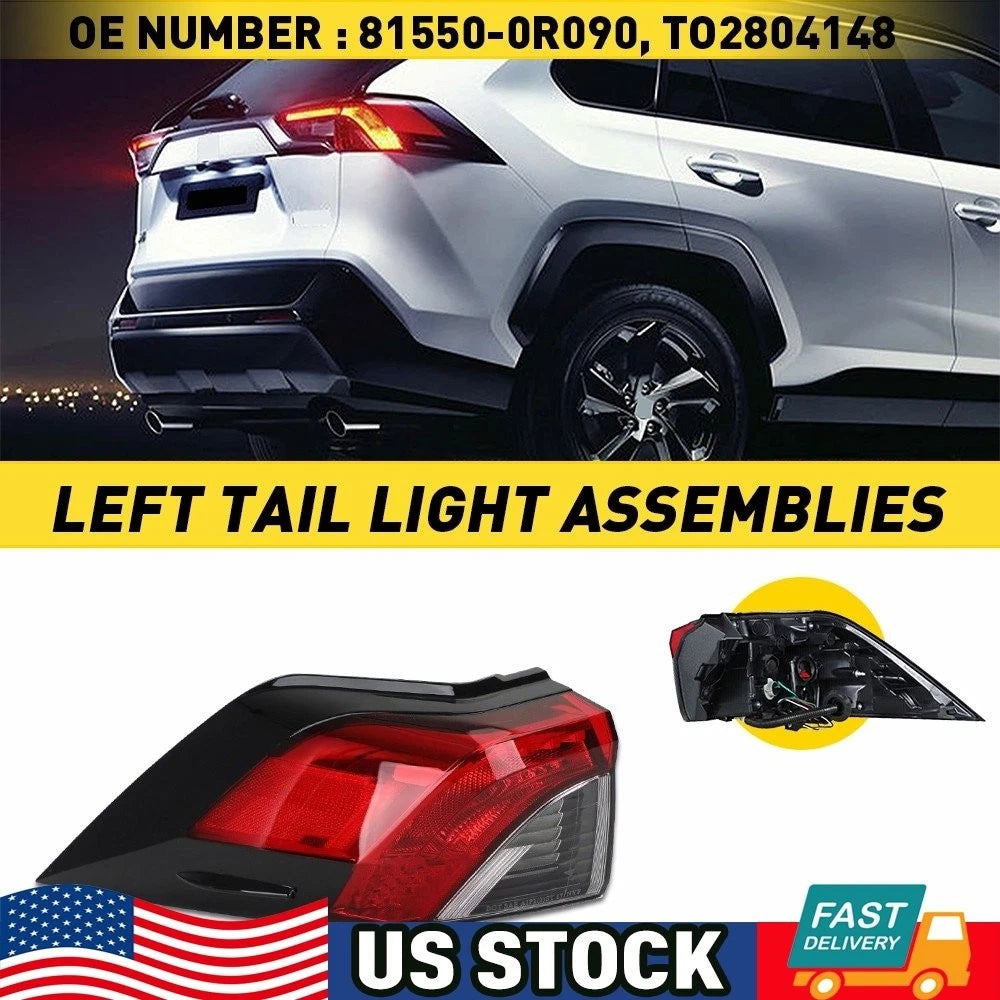 Taillight for Toyota RAV4 (2019–2022) LH 19 20 21 22