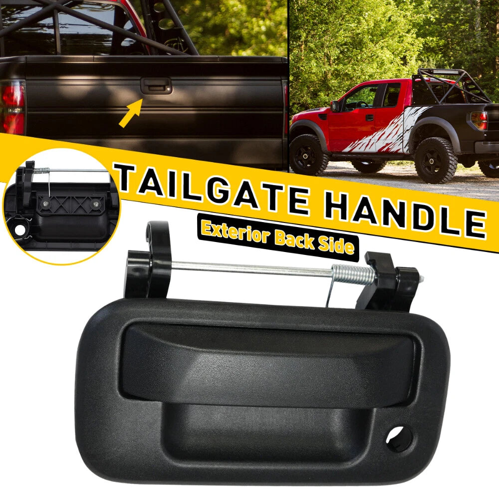 Tailgate Handle for Ford F150 Super Duty (2000–2023) - Black Plastic