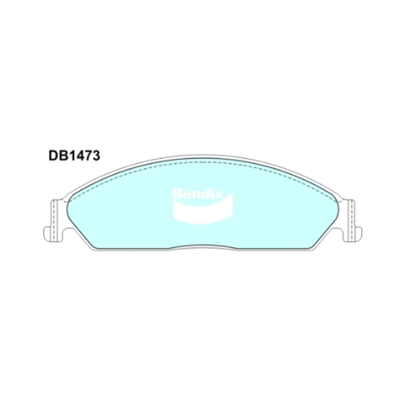 4WD Front Disc Brake Pad Set for Ford Fairlane Fairmont (2002-2008)