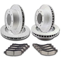 Set of 4 Brake Rotors and Pads for Excursion F250 F350 Front & Rear