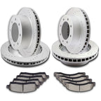 Set of 4 Brake Rotors and Pads for Excursion F250 F350 Front & Rear