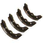 Set of 4 Rear Brake Shoes for Club Car Golf Carts (1981–1993) 1011463