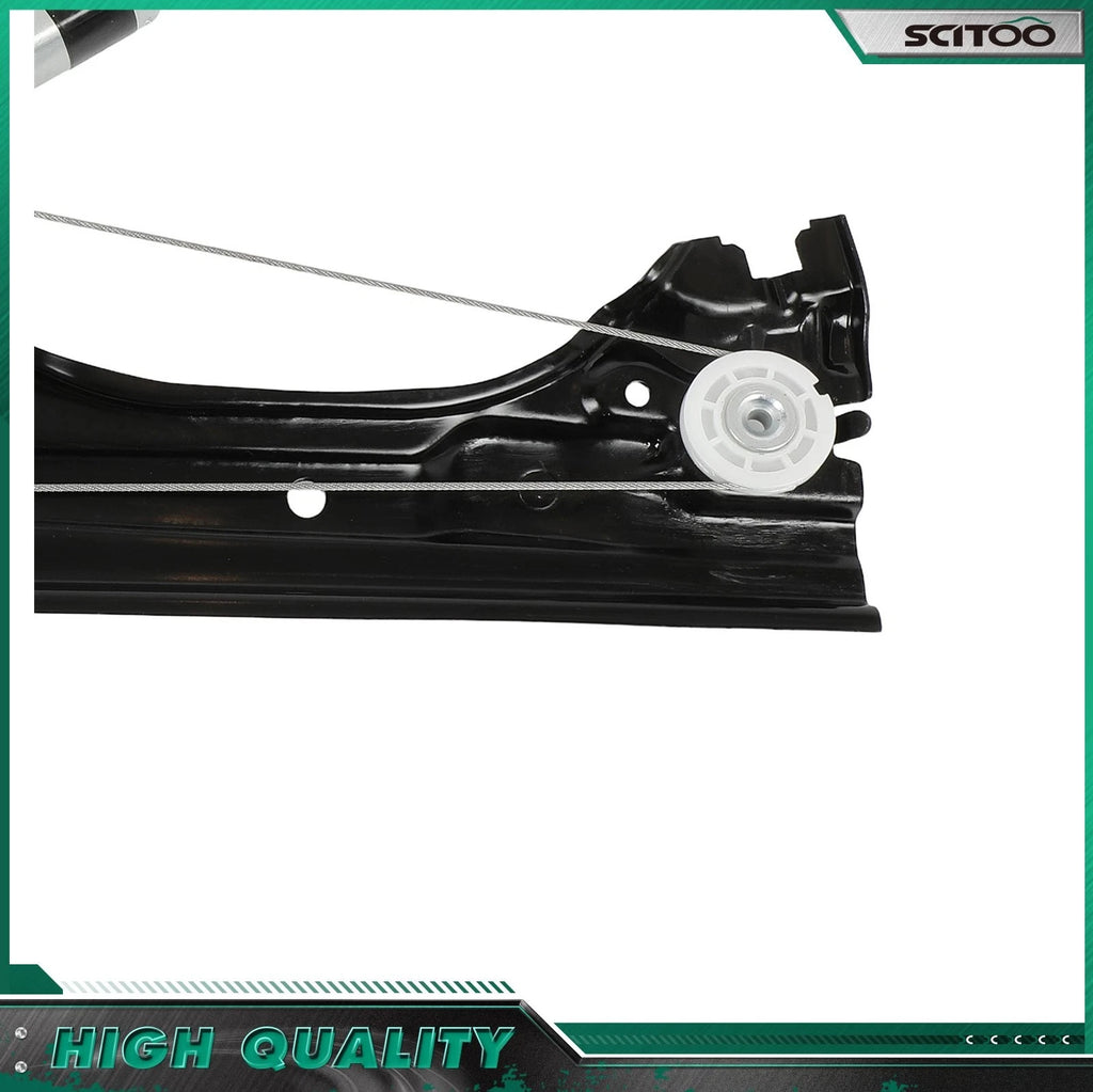 Power Window Regulator w/ Motor for Fiat 500 (2012–2019) Front Driver Side LH