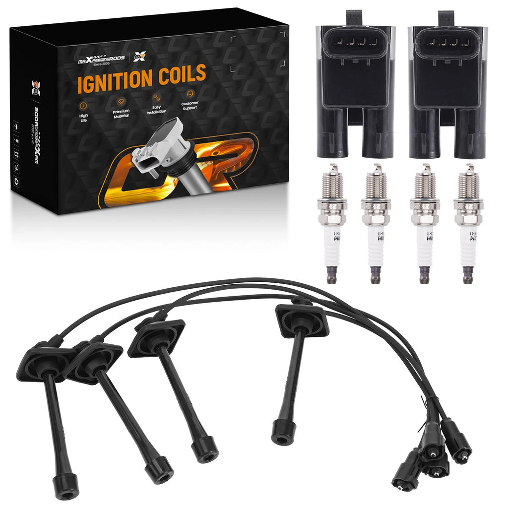 Ignition Coils & Spark Plugs Set for Toyota Camry L4 2.2L UF180 (1999–2001)