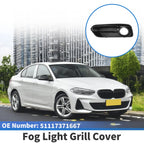 1 Pc Fog Light Grill for BMW 1 Series (2015–2018) No. 51117371667 Black