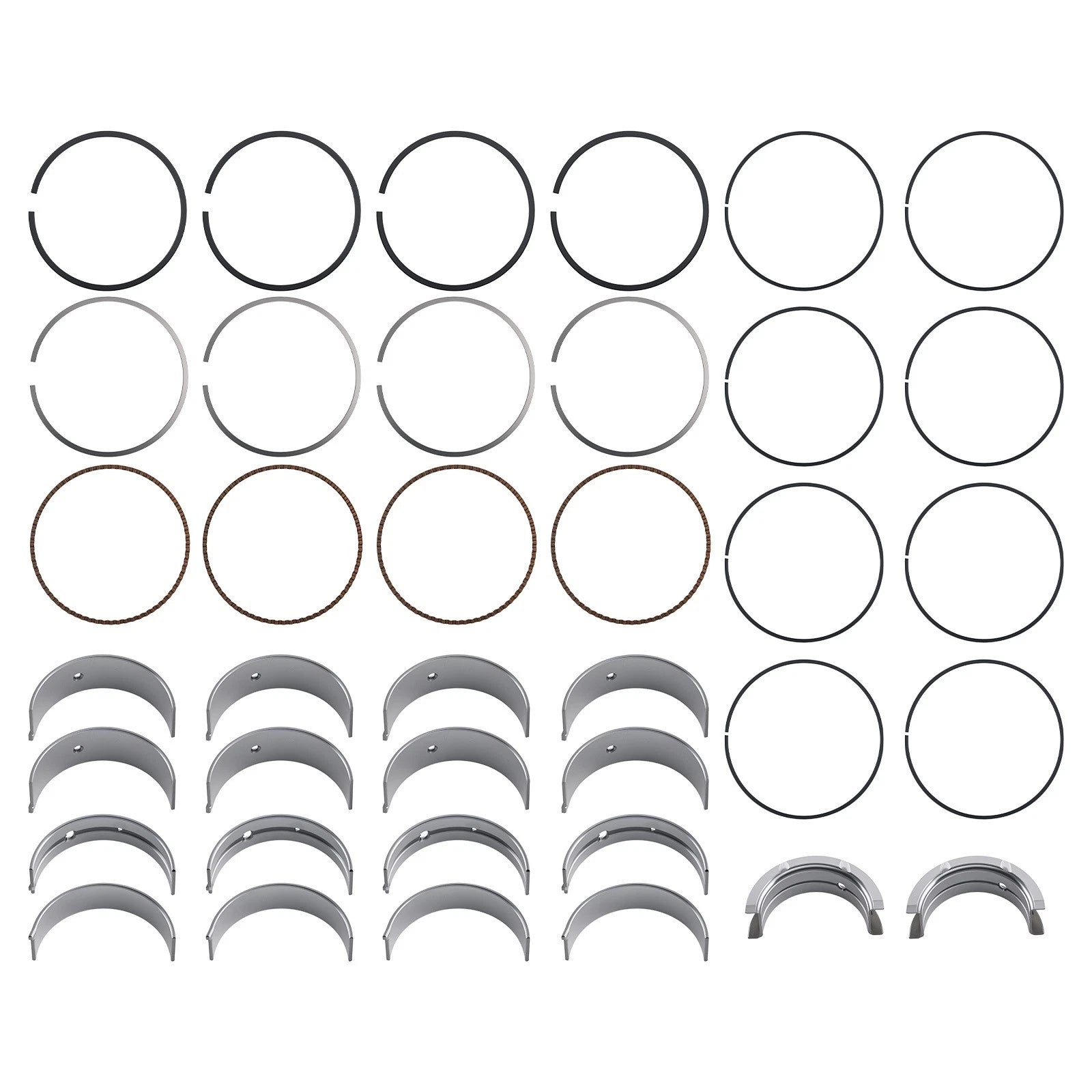 Engine Ring Bearing for Nissan Altima 2.4L (1993–1997) 89mm Standard Bore
