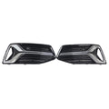 2X Front Fog Light Grille Cover Chrome Trim for Audi A6 S6 C8 (2019–2023)