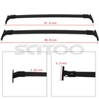 Pair Roof Rack Cross Bars for Lincoln Navigator (2018–2020)
