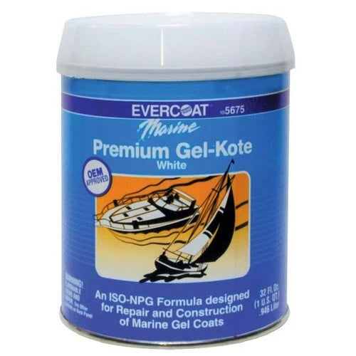Gel-Kote White Quart for Automotive Use (Part No. 5675)
