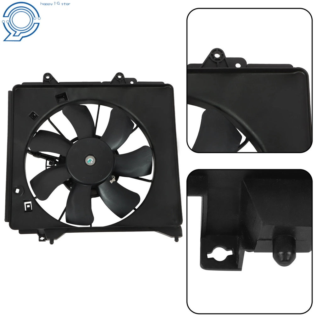 Radiator Condenser Fan Assembly for Honda Fit (2009–2014)