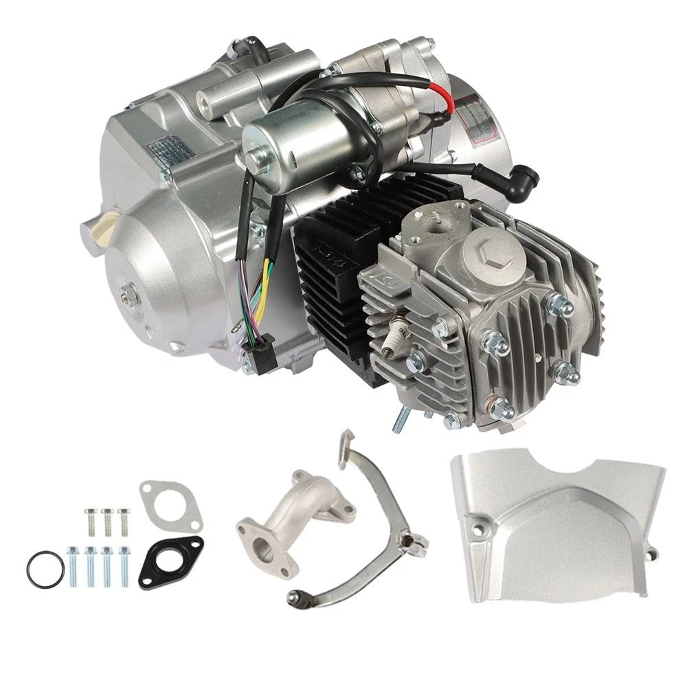 125cc ATV Engine Motor for ATV Quad Go Kart (3-Speed Semi Auto, Reverse)