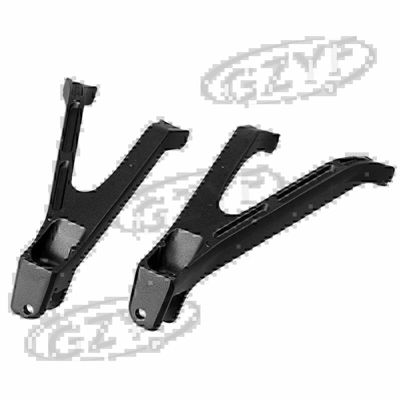Black Passenger Rear Foot Pegs Footrest Bracket for Honda CBR1000RR (2008–2011)