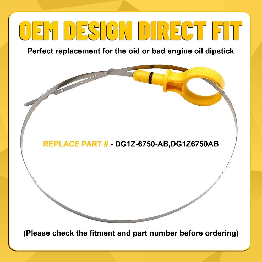 Engine Oil Level Dipstick for Ford Explorer, Edge 3.5L, Lincoln 3.7L (2011–2019)
