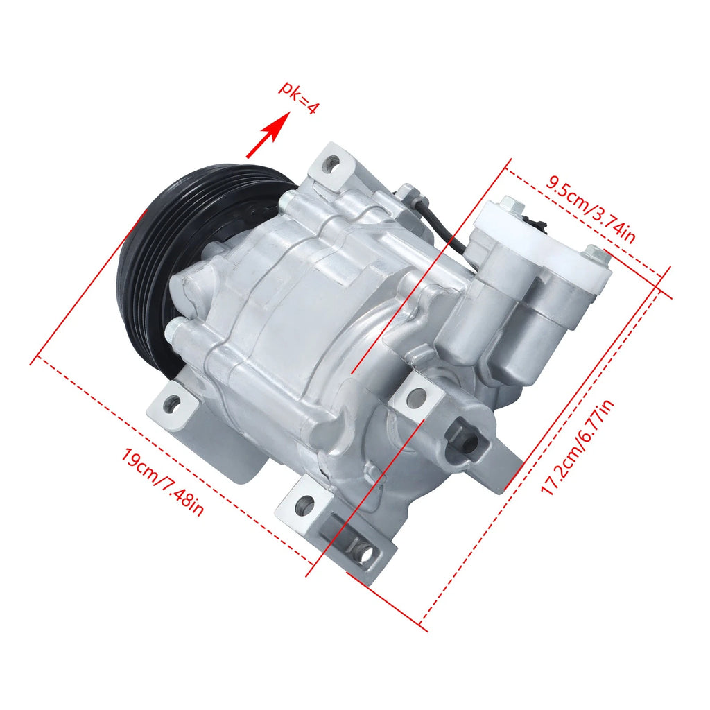 A/C Compressor & Clutch for Subaru Impreza (2007–2014)