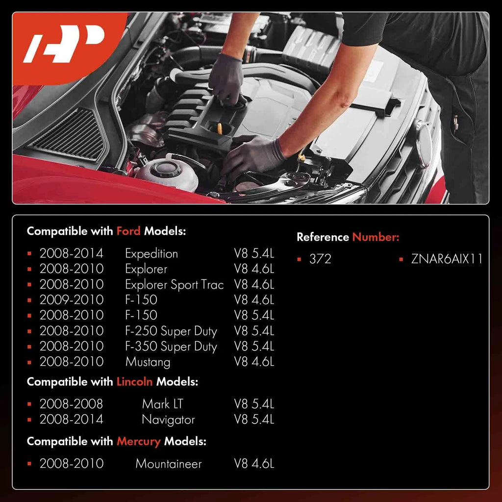 8x Iridium Platinum Spark Plugs for Ford F-150 (2008–2010)