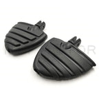 Black Wing Mini Floorboards w/ Adapters for Harley FXBB FXBR FXBRS (2018–2023)