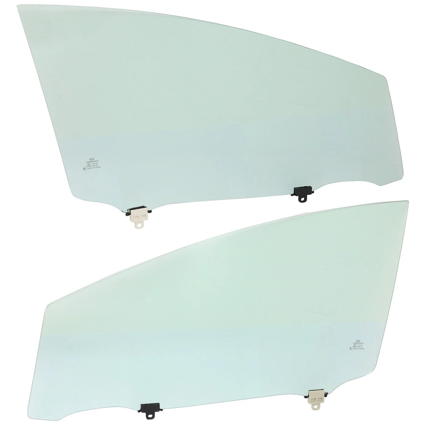 Set of 2 Front Door Glasses for Toyota