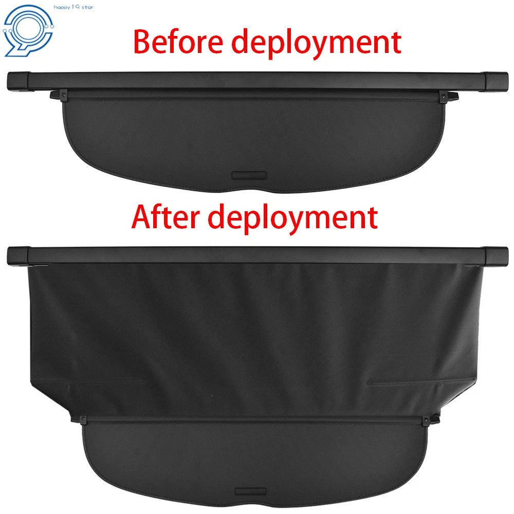 Retractable Black Rear Cargo Cover for Honda CR-V (2017–2019)