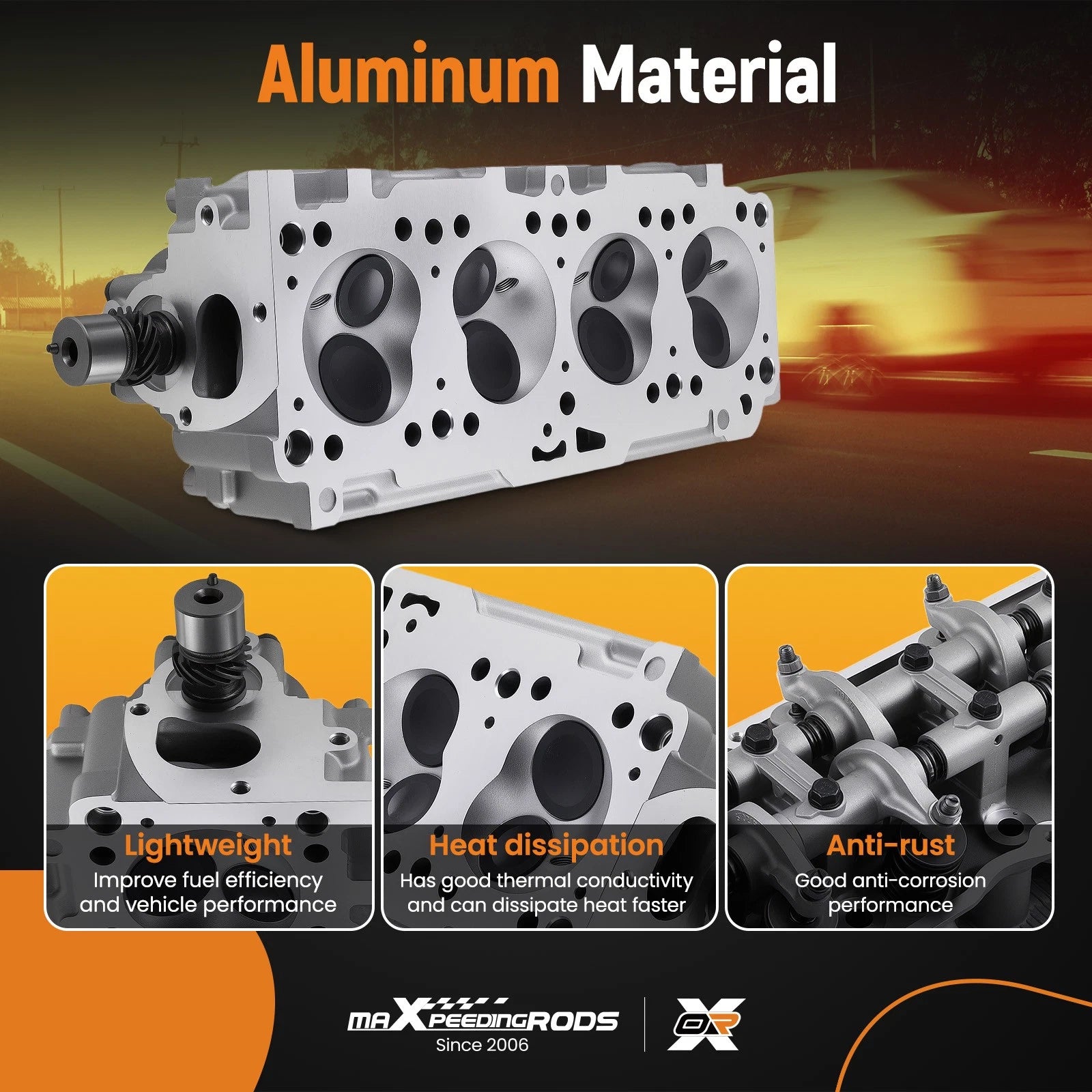 Cylinder Head for Mazda B2200 B2000 (1986–1993)