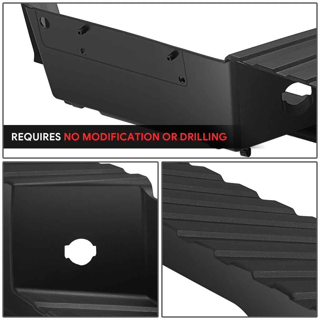 Rear Bumper Step Pad for Ford F-250 F-350 Super Duty (2008–2012) Black