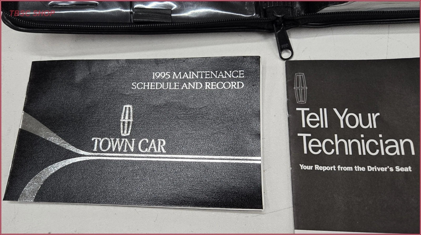 Owners Manual for Lincoln Town Car (1995) OEM with Case