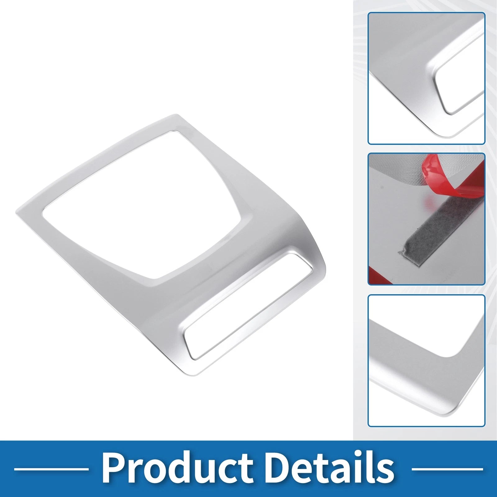 Front Row Headlight Trim Bezel for BMW X3 (2014–2017) Silver Tone