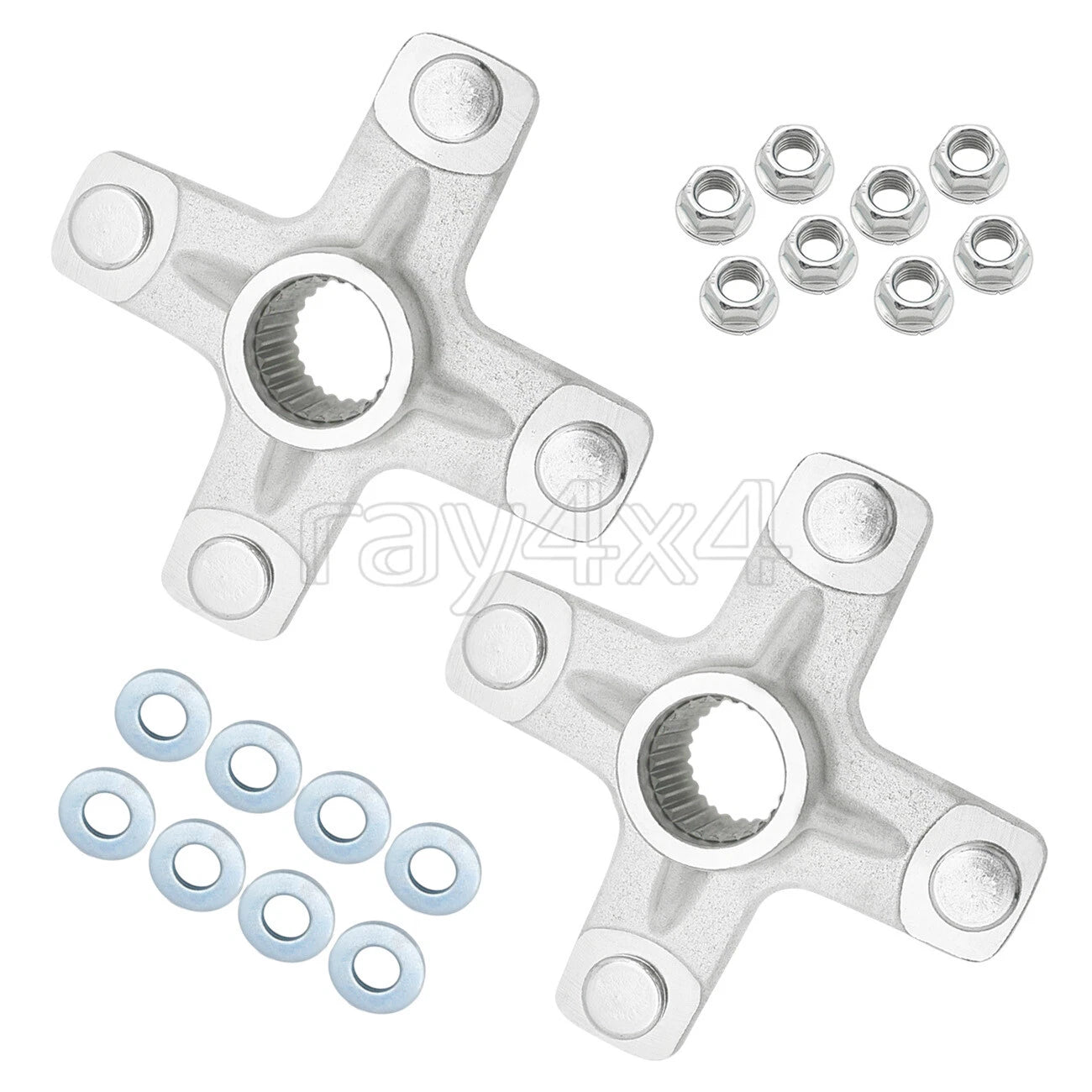 2 Rear Wheel Hub & Nut & Washer for Yamaha Blaster YFS200, Tri-Z 250 YTZ250