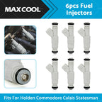 6 Fuel Injectors for Holden Commodore Calais Statesman (1997–2006)