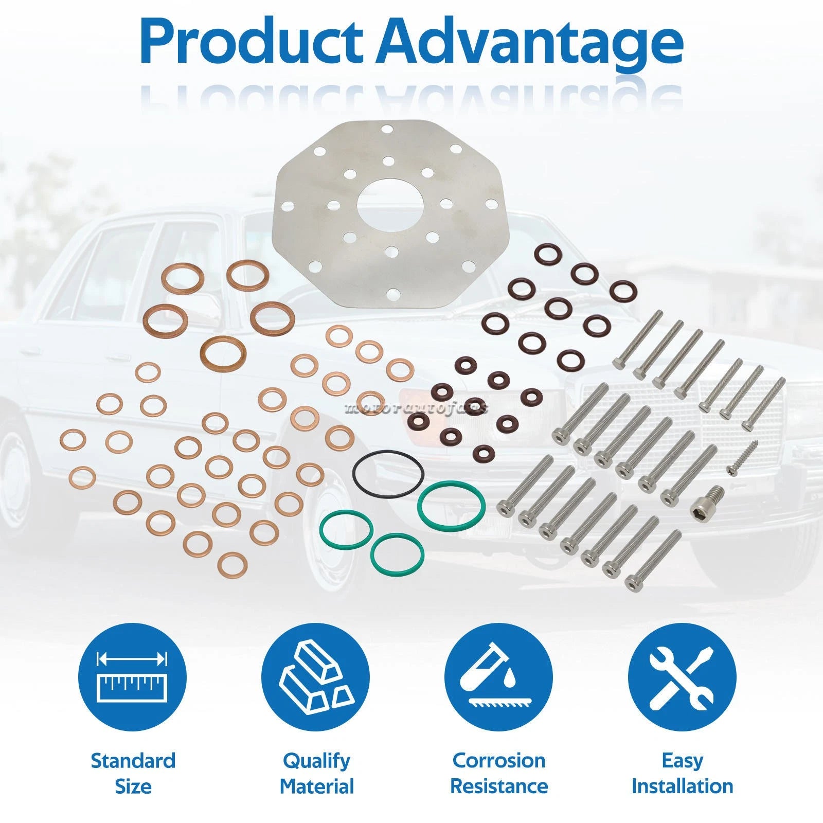 Fuel Distributors Repair Kit for Mercedes-Benz 450 (350 SE SEL SL SLC) (0438100012)