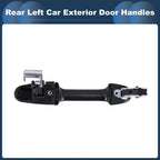 Rear Left Exterior Door Handle for Honda Accord (2003-2007) Silver Tone