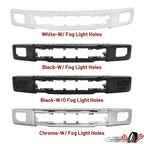 Front Bumper Face Bar for Ford F-150 (2015–2017) Black/Chrome