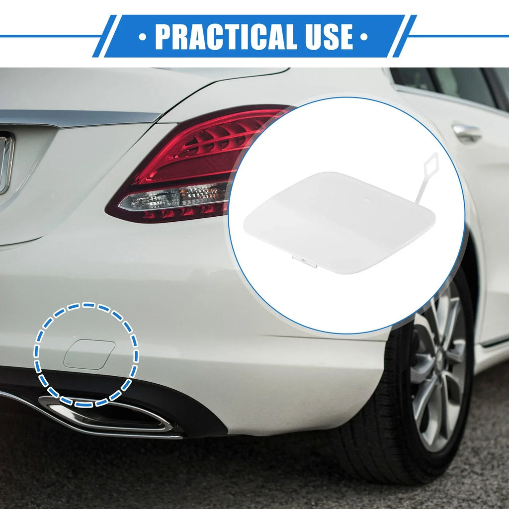 Car Rear Bumper Tow Hook Eye Cover for Mercedes-Benz C300 (2015-2021)