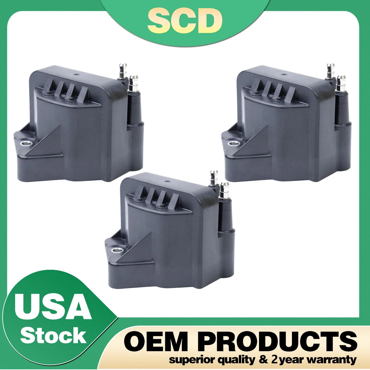 3X Ignition Coils for Chevy Cadillac Oldsmobile Buick LeSabre Century (DR39)