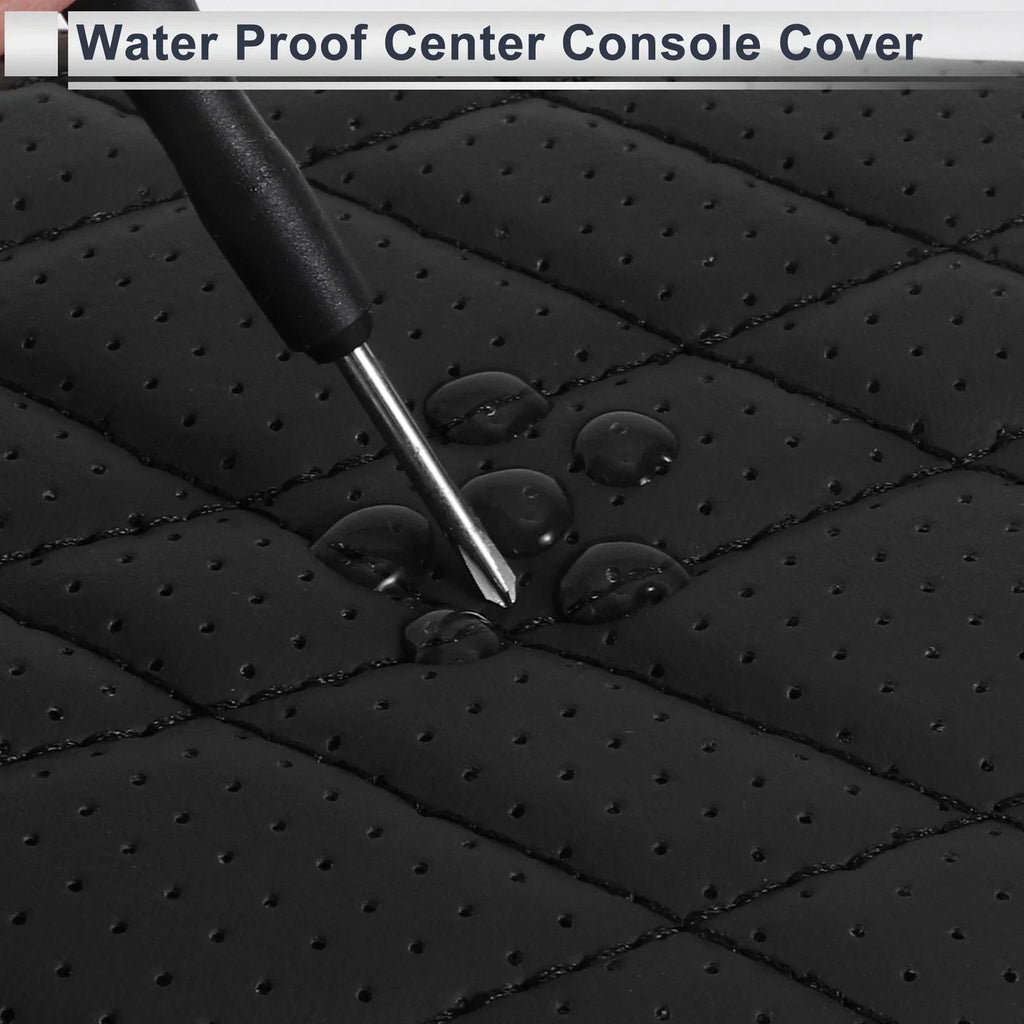 Center Console Cover with Storage Bag for BMW 7 Series (2016-2022) Black