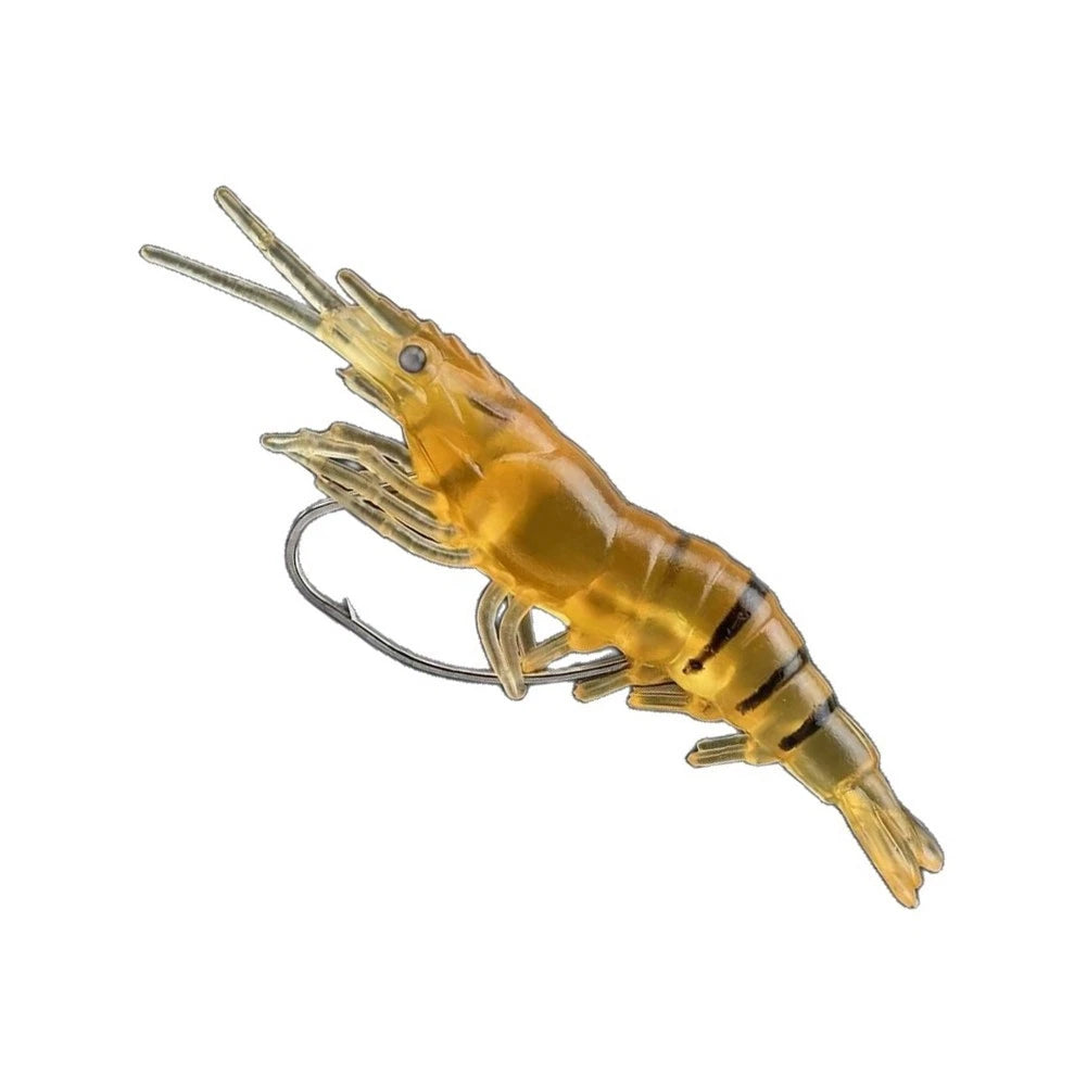 Soft Flexible PVC Shrimp Fishing Bait for Night Fishing