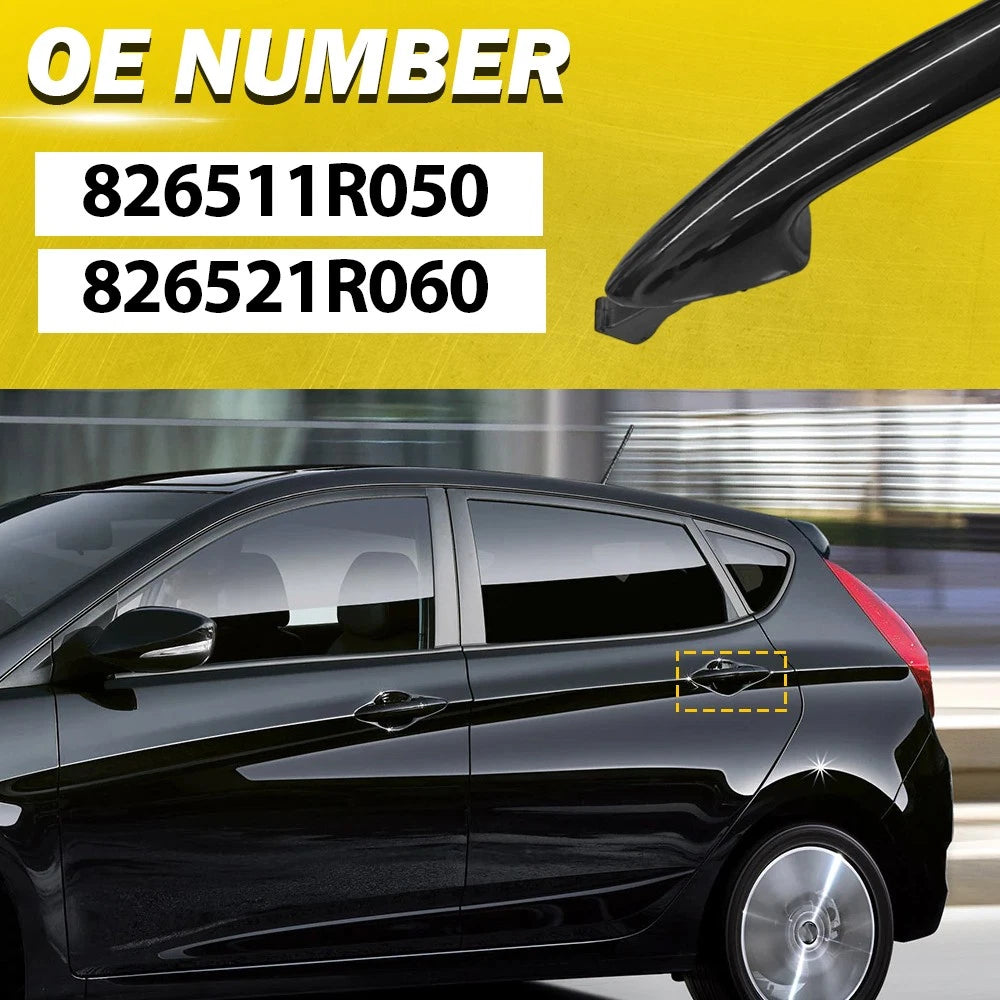 Rear Left Driver Side Exterior Door Handle for Hyundai Accent (2012–2017)