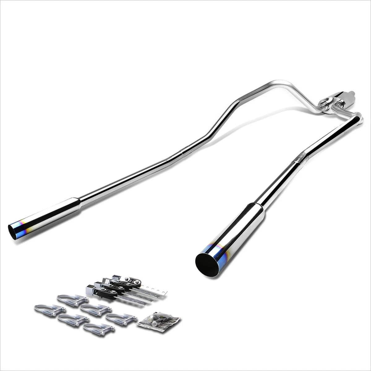 Dual 3.5" Catback Exhaust System for Ford F150 4.6L/5.4L V8 (2004–2008)